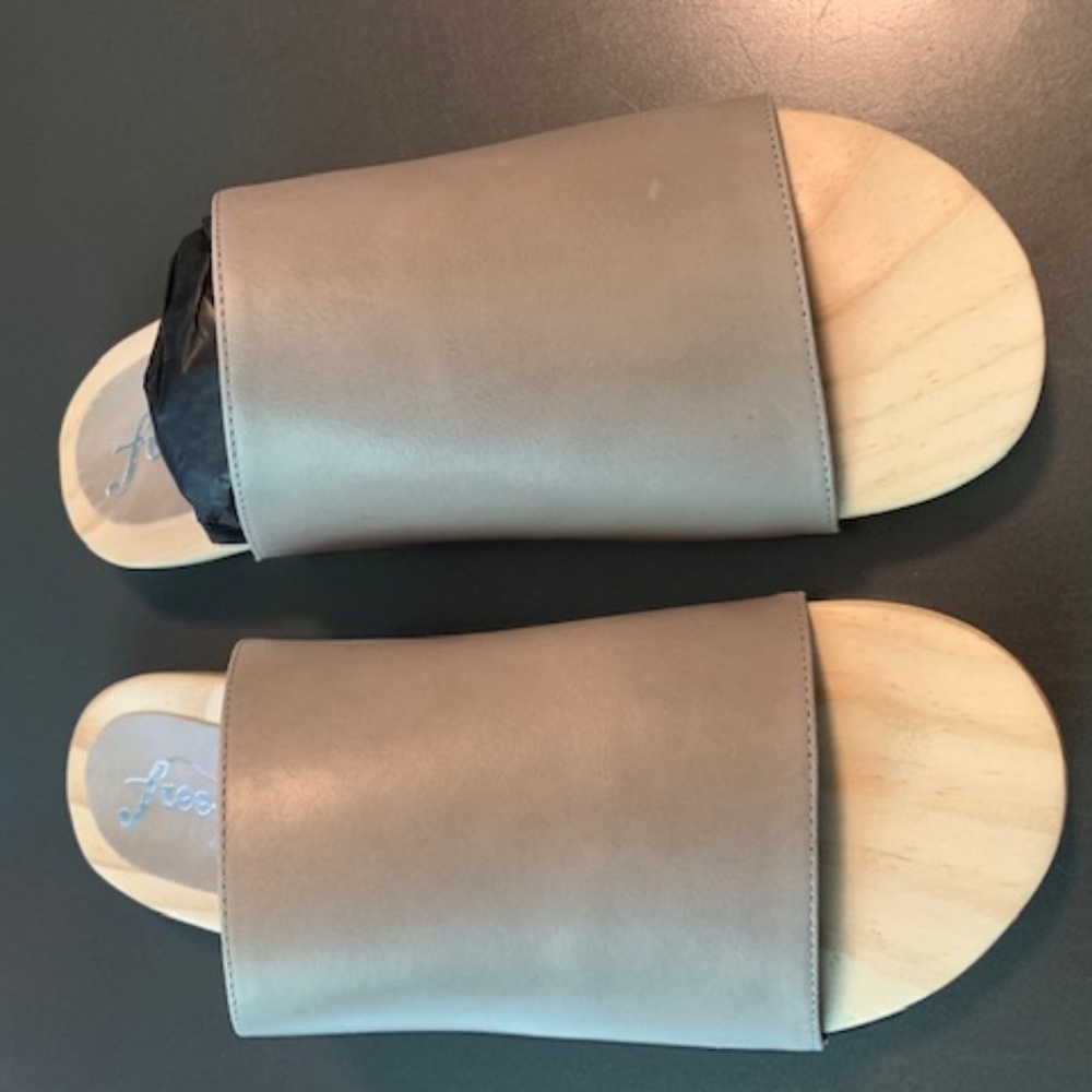 Brand New Free People Slides / Gray /37